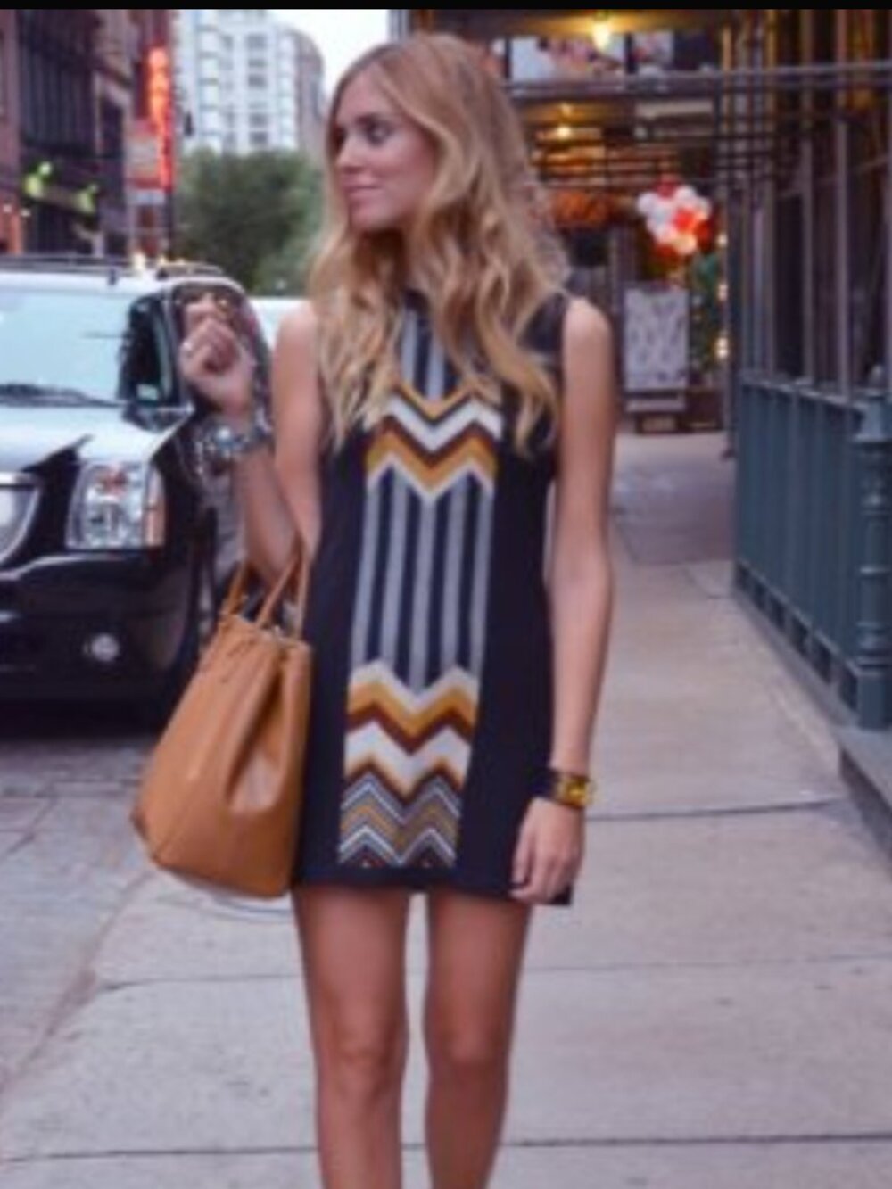 NWOT MISSONI for Target 20th Anniv. Black Chevron Zig Zag‎ Dress M